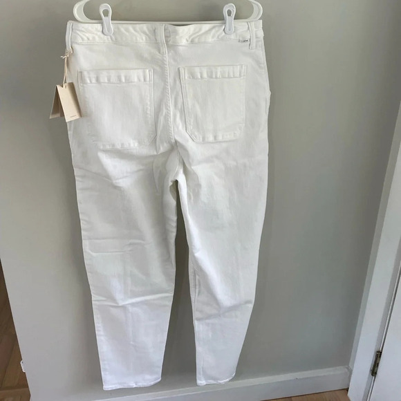 MOTHER The Private Double Pocket Skimp Jeans Straight Leg Cargo - Size 34 - NWT - Picture 8 of 15